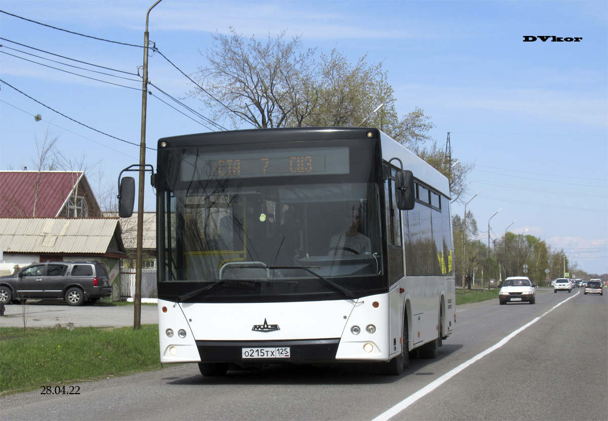 Приморский край, МАЗ-226.067 № О 215 ТХ 125