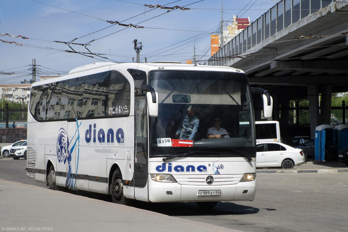 Волгоградская область, Mercedes-Benz O580-15RHD Travego № С 989 АТ 34