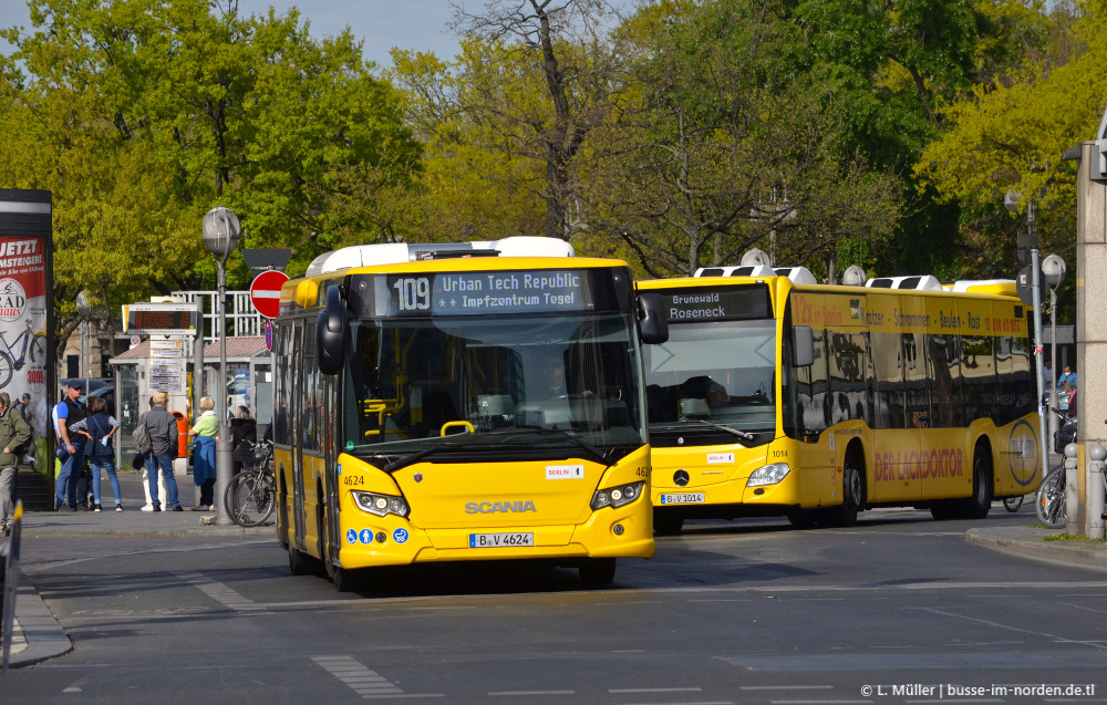 Берлин, Scania Citywide LFA № 4624