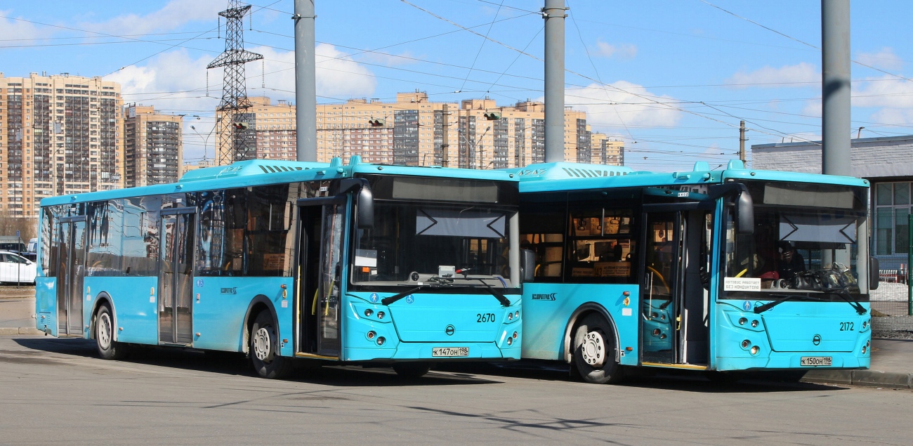 Санкт-Петербург, ЛиАЗ-5292.65 № 2670
