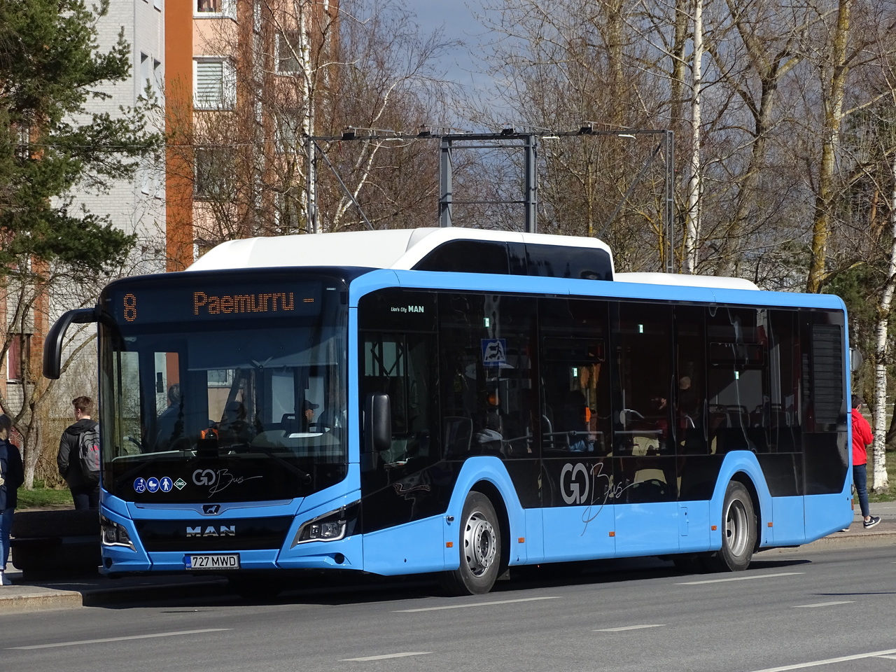 Эстония, MAN 12C Lion's City 12 G NL280 № 727 MWD