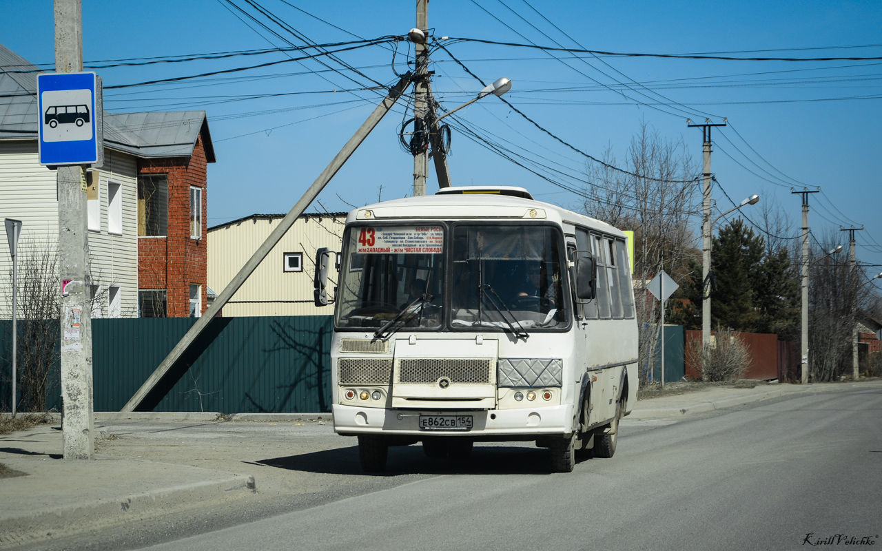 Новосибирская область, ПАЗ-32054 № Е 862 СВ 154