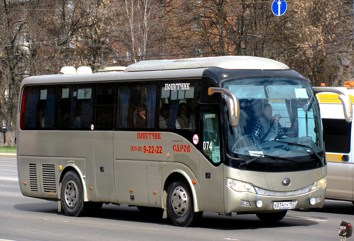 Нижегородская область, Yutong ZK6899HA № Е 074 ТУ 152
