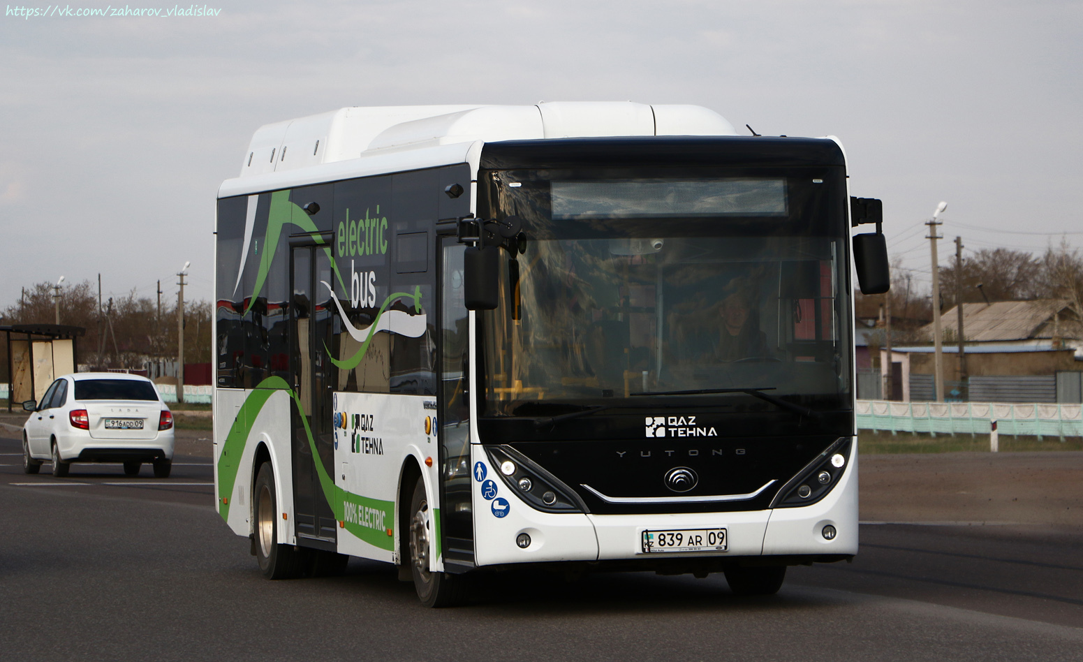 Карагандинская область, Yutong ZK6890BEVG (Qaztehna) № 839 AR 09