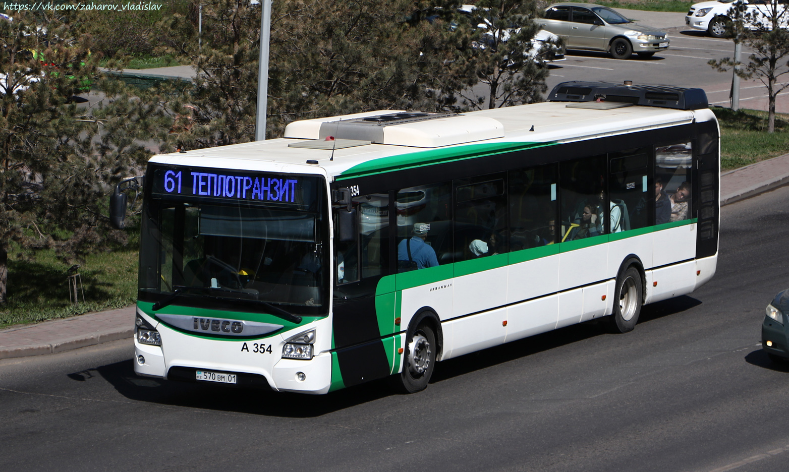 Астана, IVECO Urbanway 12M (СарыаркаАвтоПром) № A354