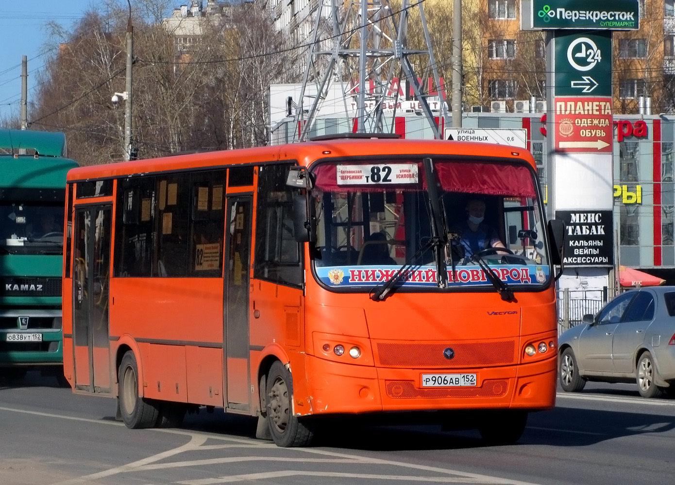Нижегородская область, ПАЗ-320414-04 "Вектор" № Р 906 АВ 152