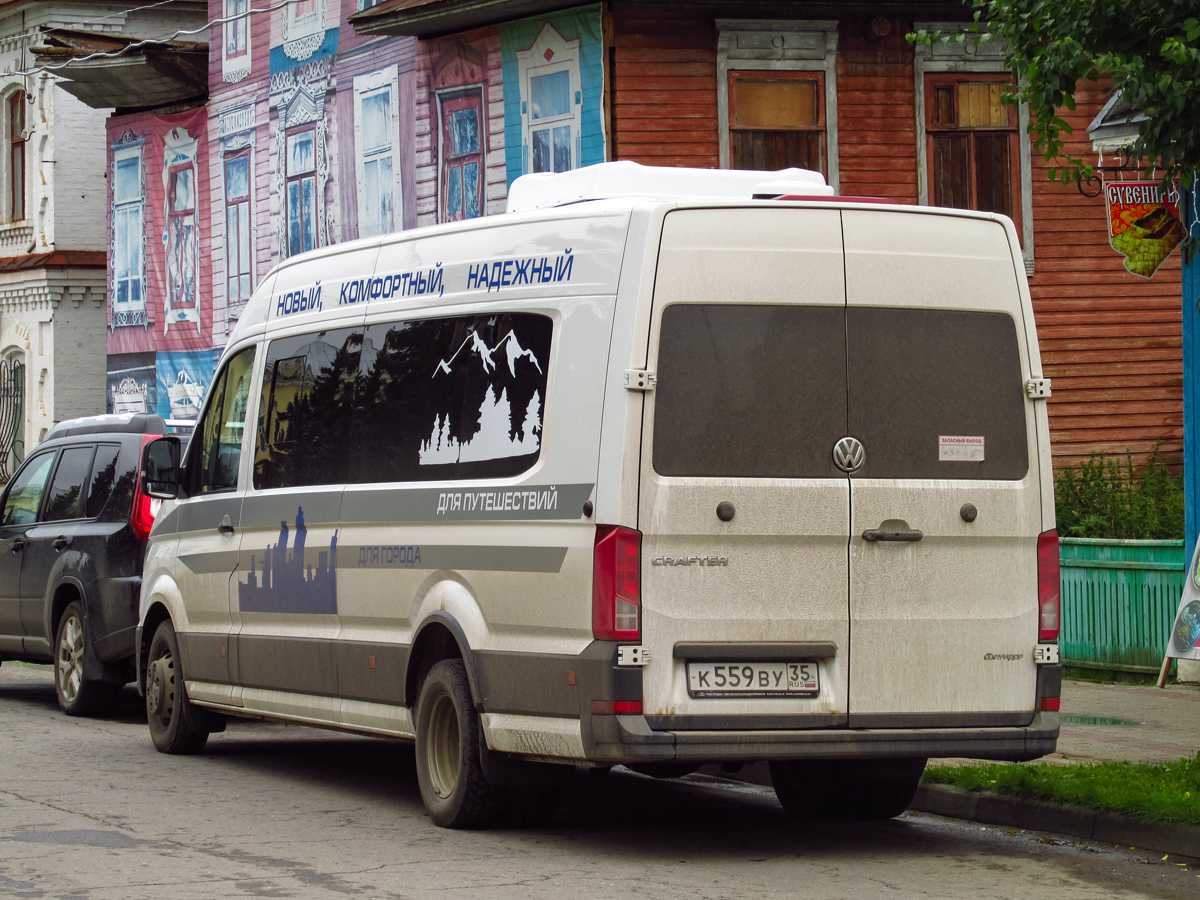 Вологодская область, Volkswagen Crafter II № К 559 ВУ 35