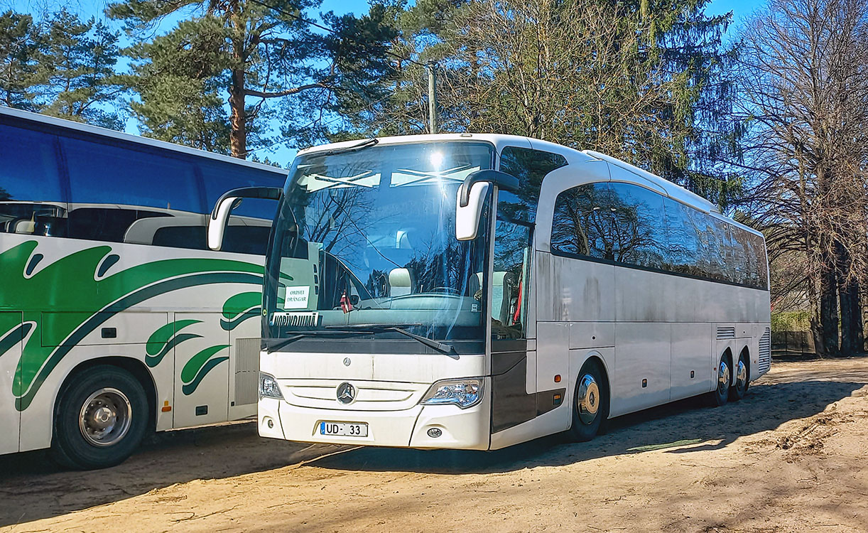 Латвия, Volvo 9700H № HS-9700; Латвия, Mercedes-Benz Travego II M 16RHD facelift № UD-33