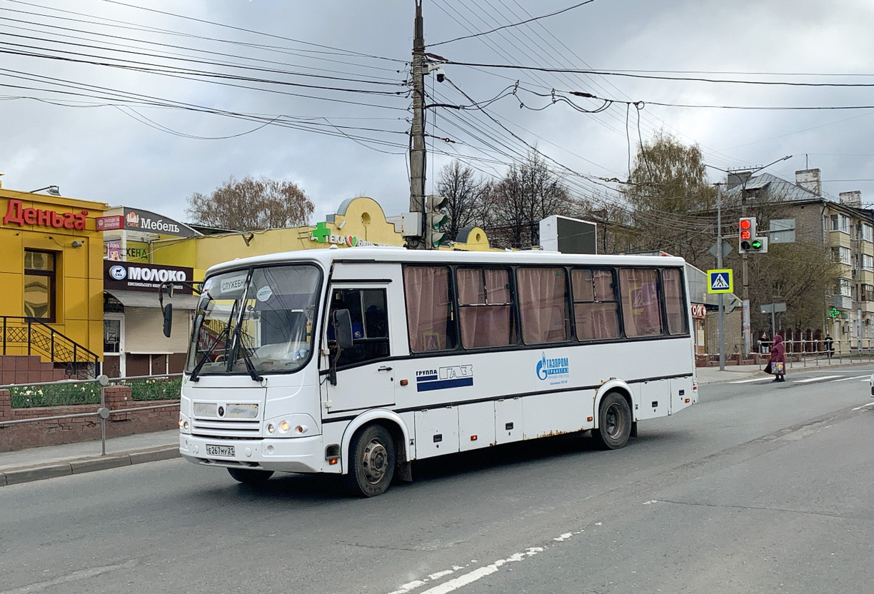 Чувашия, ПАЗ-320412-10 № Е 267 МУ 21