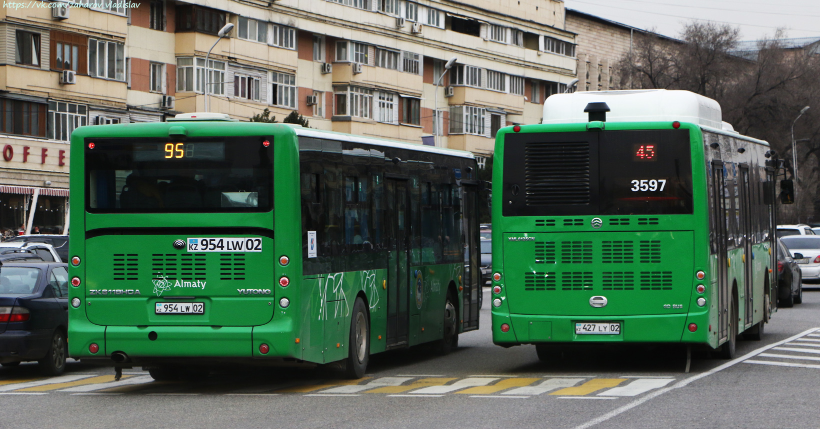 Ałmaty, Yutong ZK6118HGA (SaryarkaAvtoProm) Nr 954 LW 02