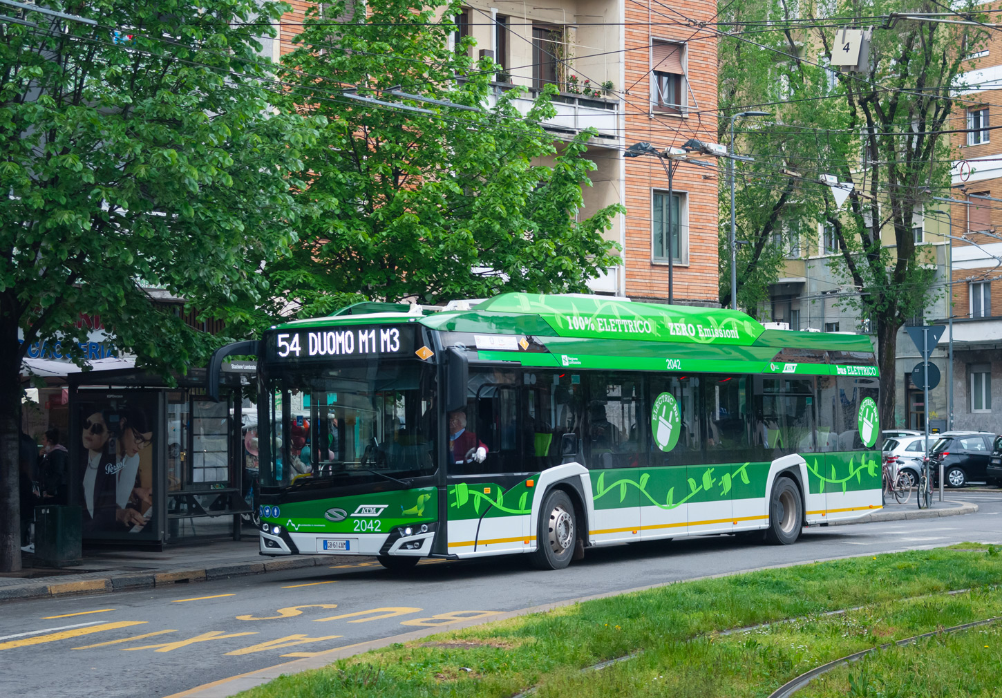 Италия, Solaris Urbino IV 12 electric № 2042