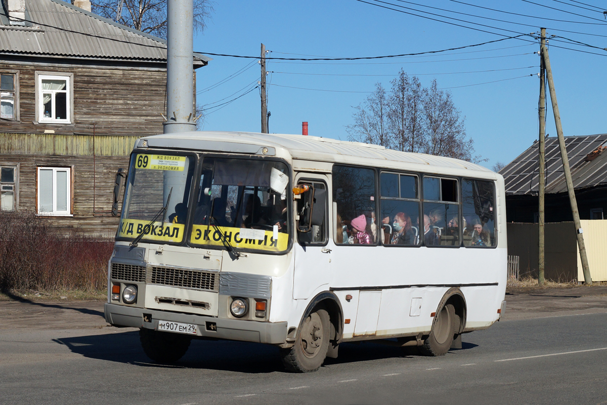 Архангельская область, ПАЗ-32054 № М 907 ЕМ 29 Архангельская область, ПАЗ-32054 № М 907 ЕМ 29