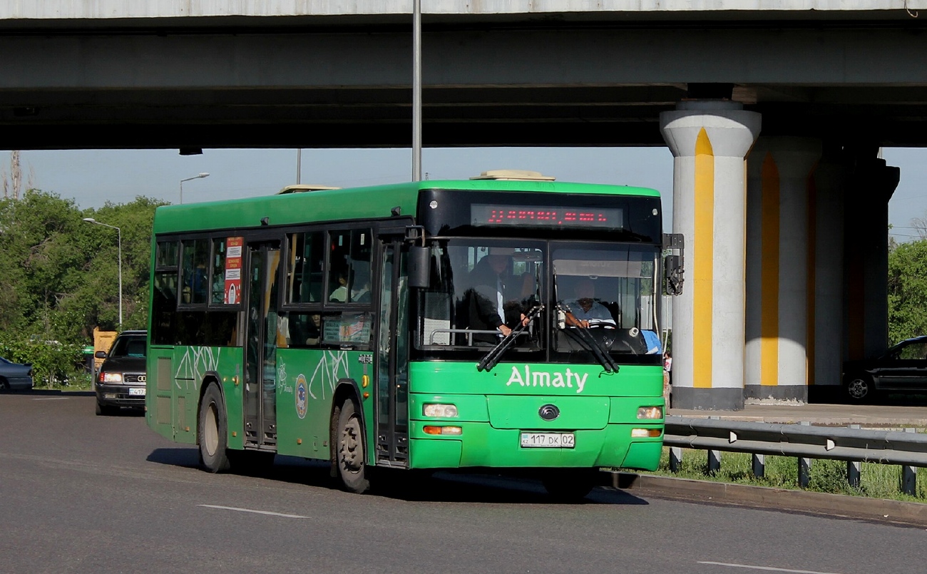 Алматы, Yutong ZK6108HGH № 117 DK 02