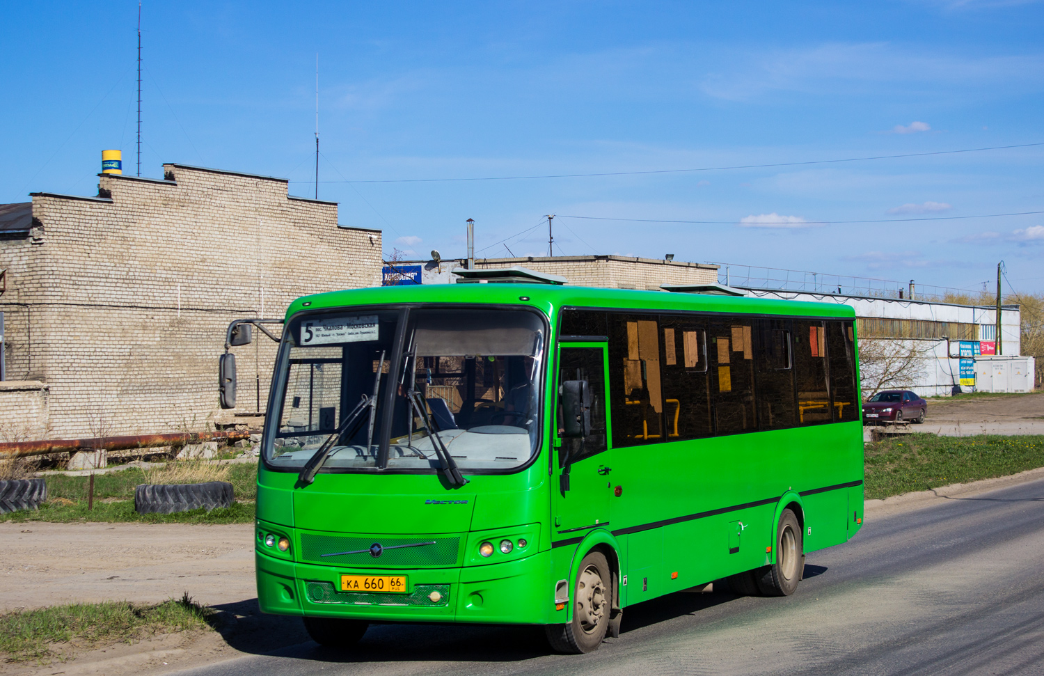 Свердловская область, ПАЗ-320414-05 "Вектор" (1-2) № КА 660 66
