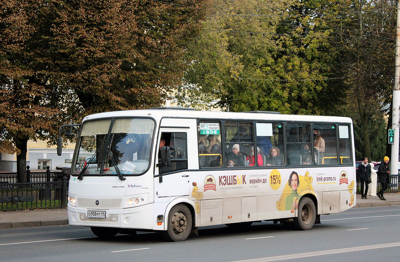 Костромская область, ПАЗ-320412-14 "Вектор" № О 958 МТ 44
