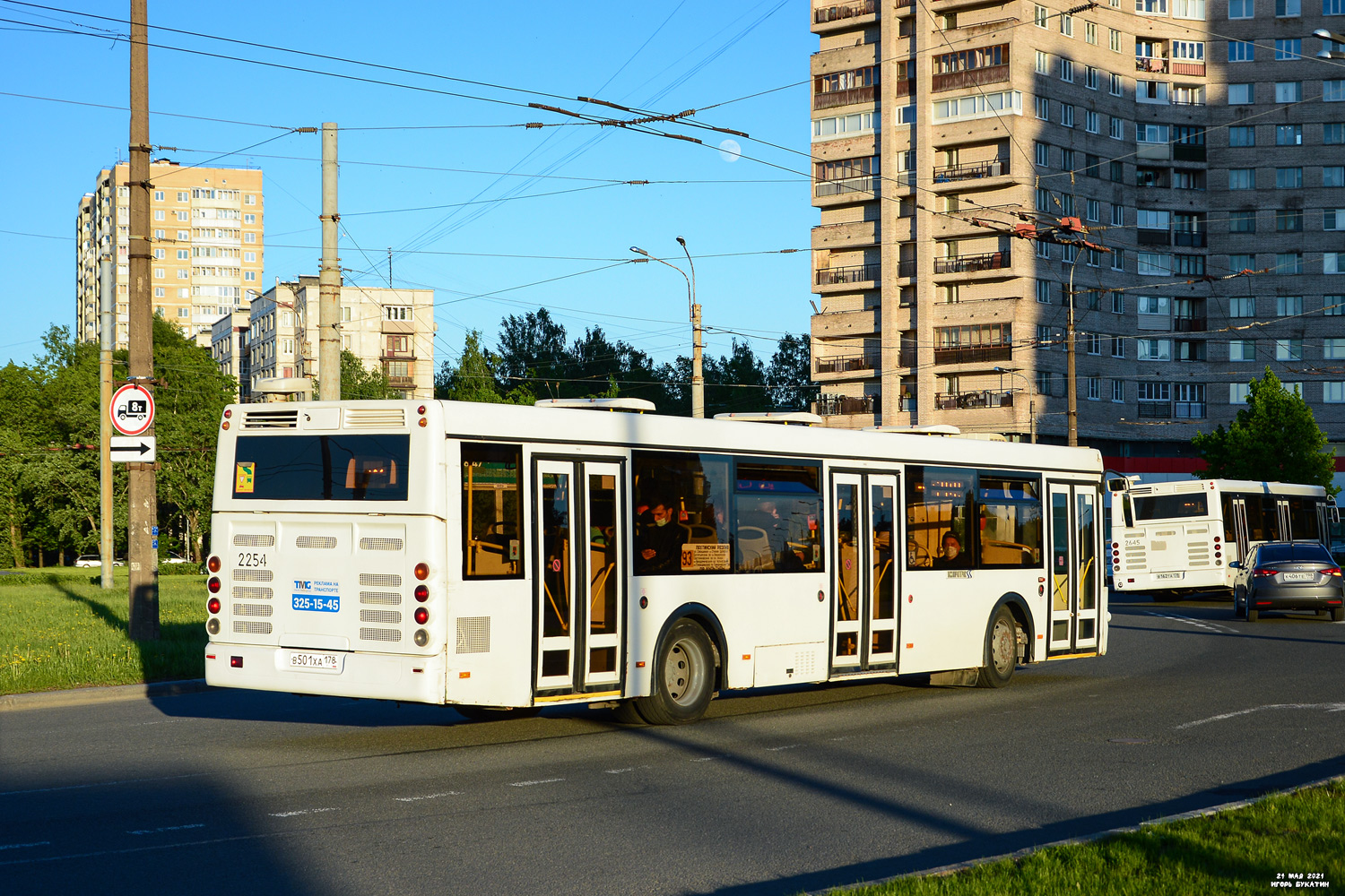 Санкт-Петербург, ЛиАЗ-5292.60 № 2254