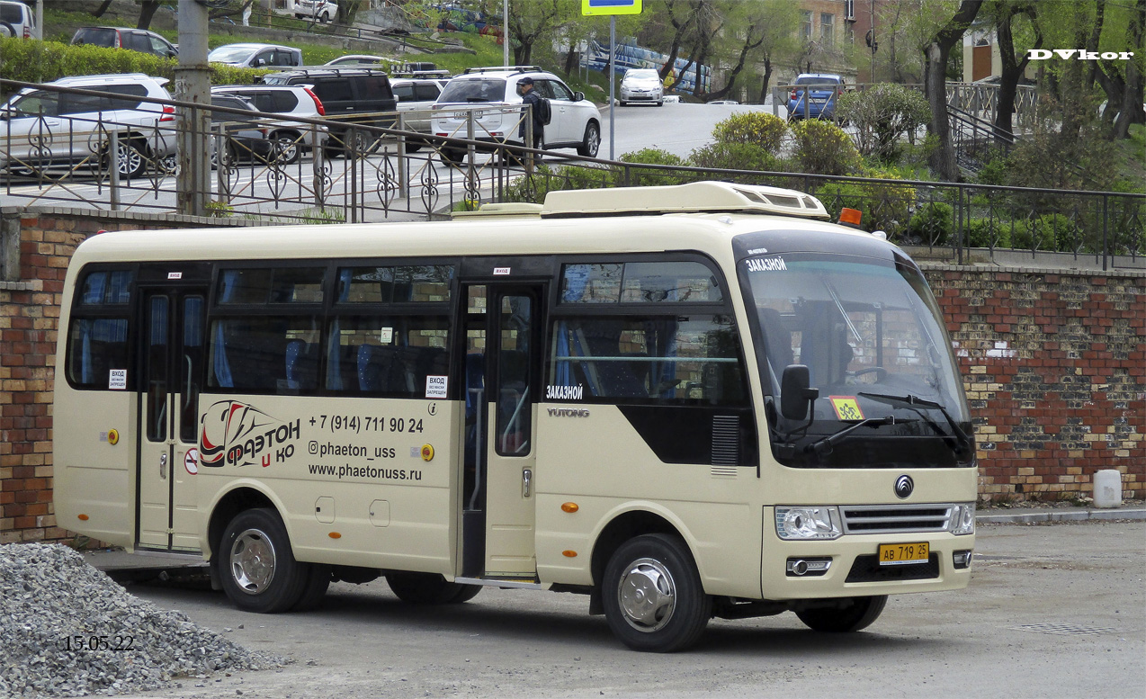 Primorskiy region, Yutong ZK6729D (KuzbassAvto) # АВ 719 25