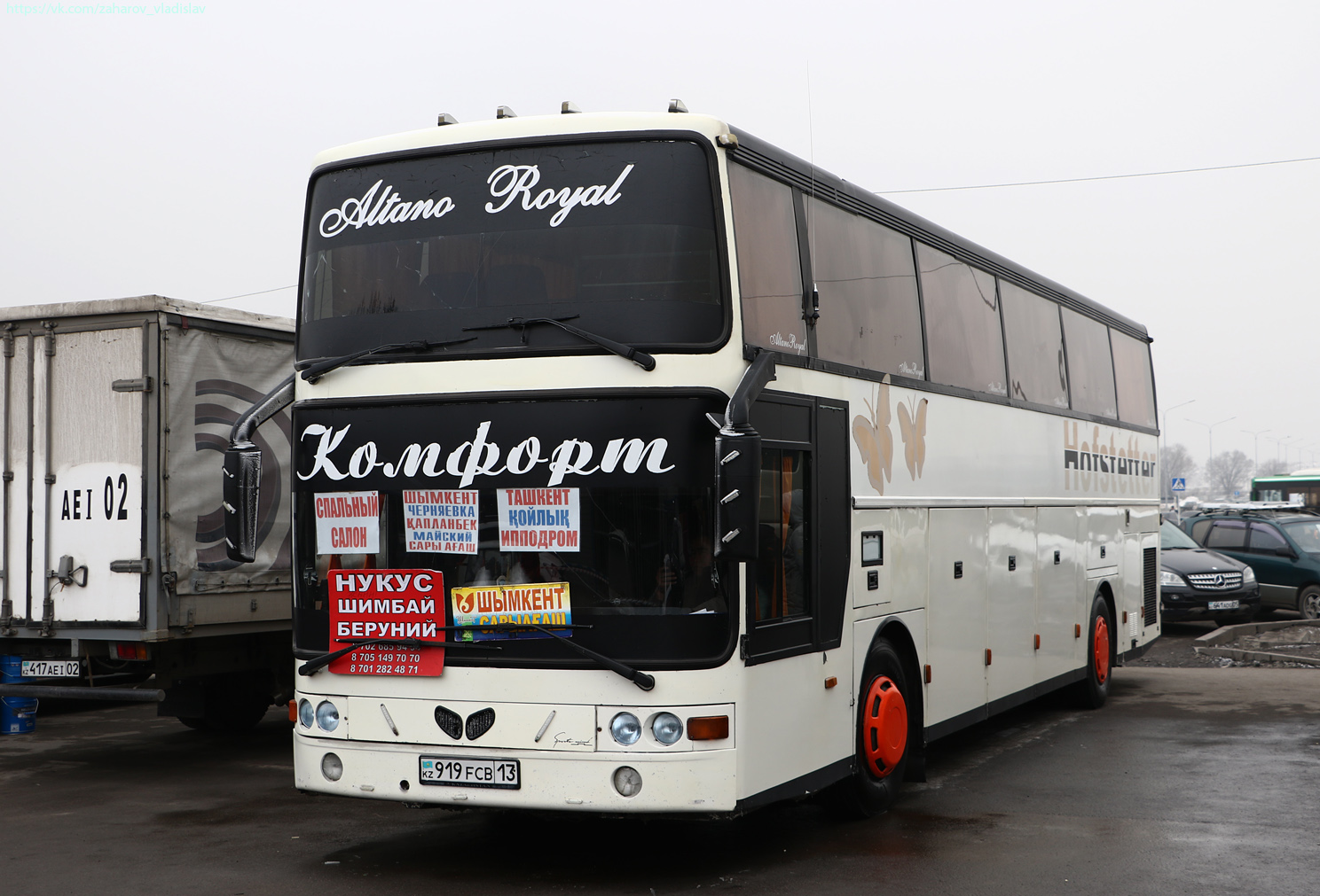 Туркестанская область, Van Hool T816 Altano № 919 FCB 13