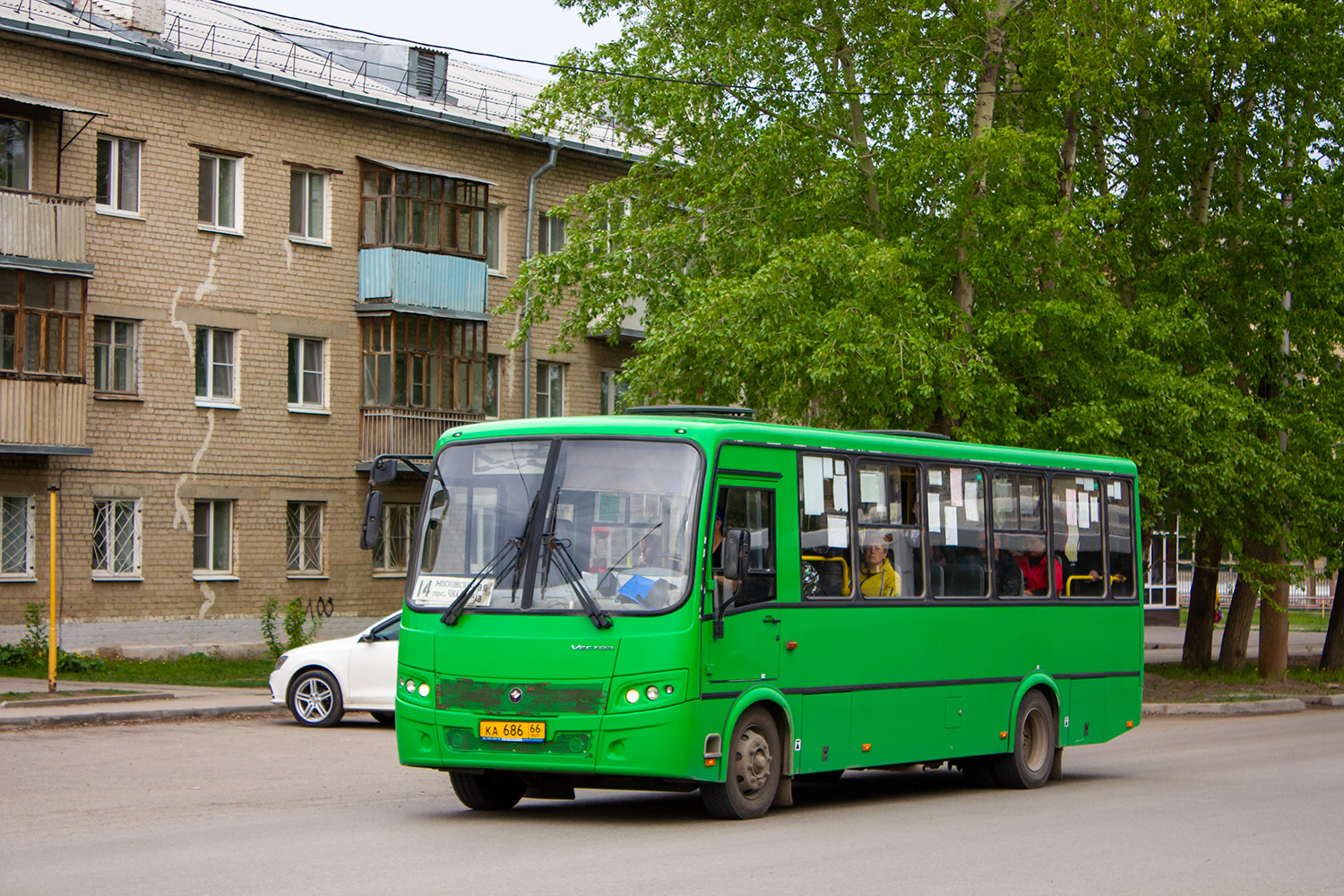 Свердловская область, ПАЗ-320412-04 "Вектор" № КА 686 66