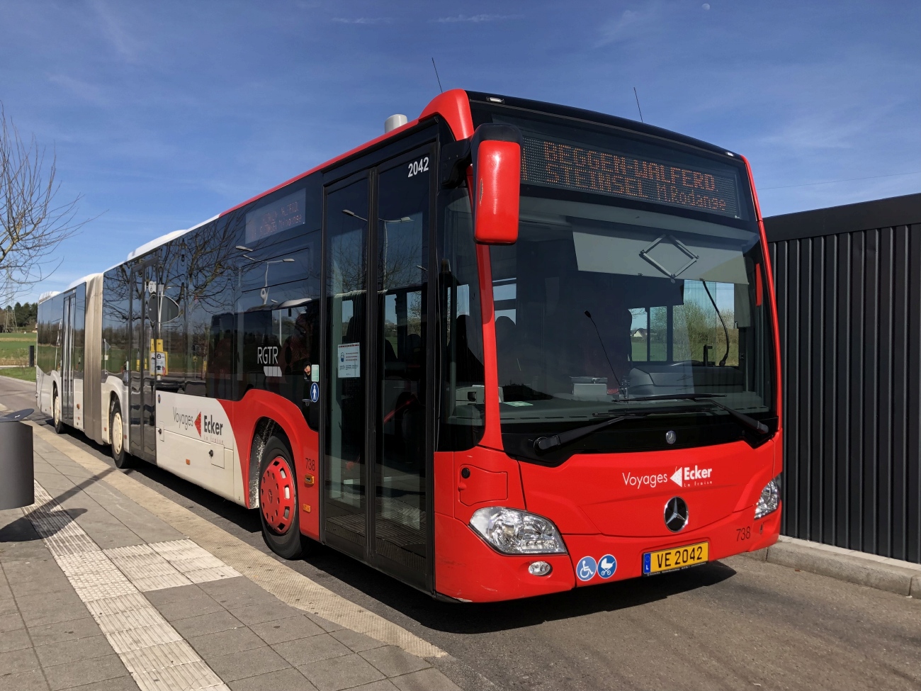 Люксембург, Mercedes-Benz Citaro C2 GÜ № 738