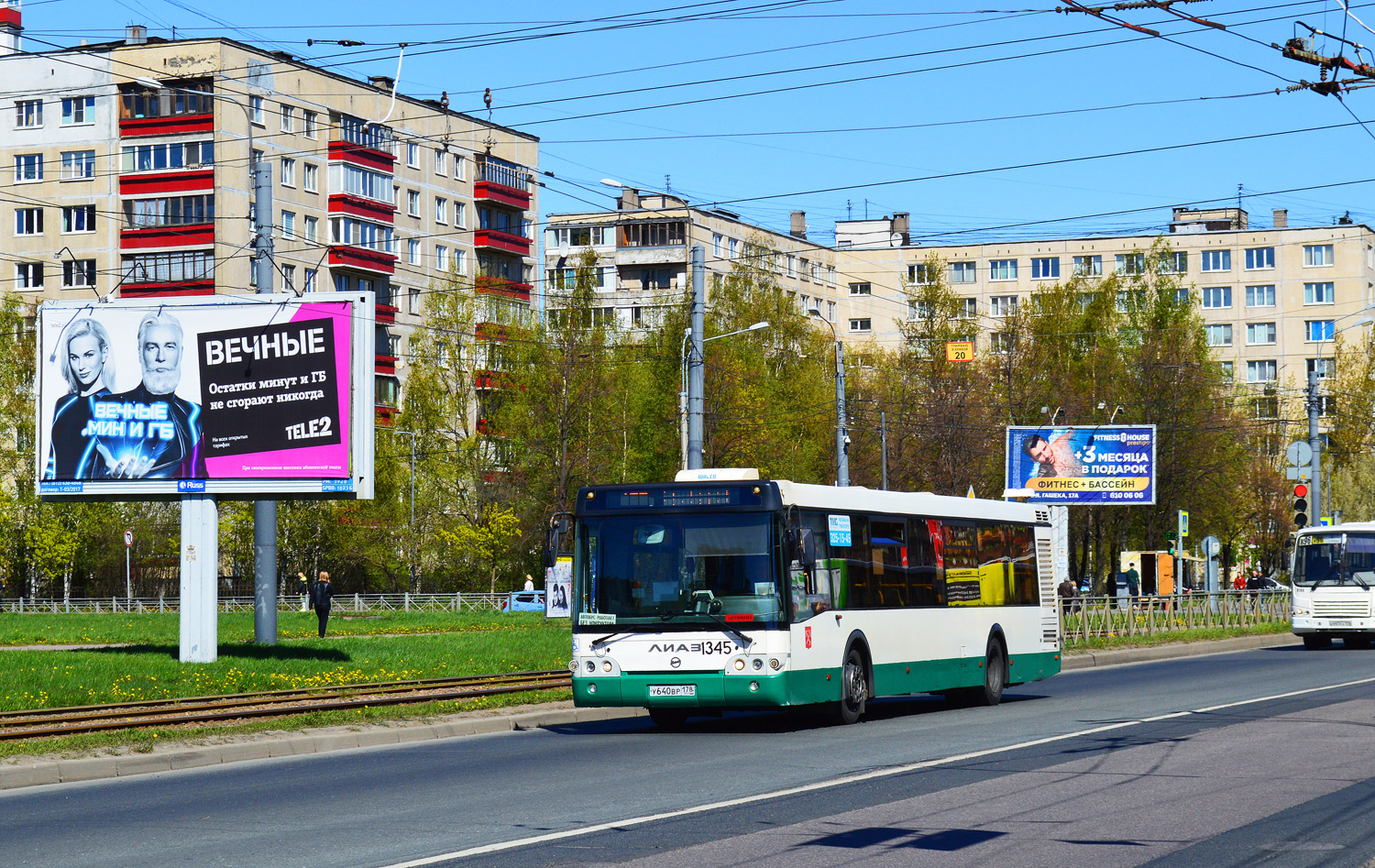 Санкт-Петербург, ЛиАЗ-5292.60 № 1345