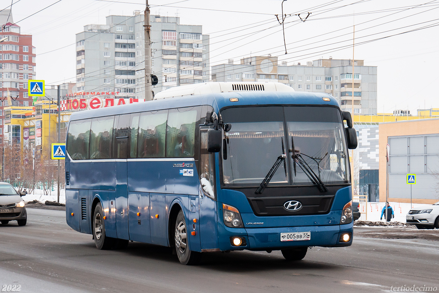 Omszki terület, Hyundai Universe Space Luxury sz.: Р 005 ВВ 55