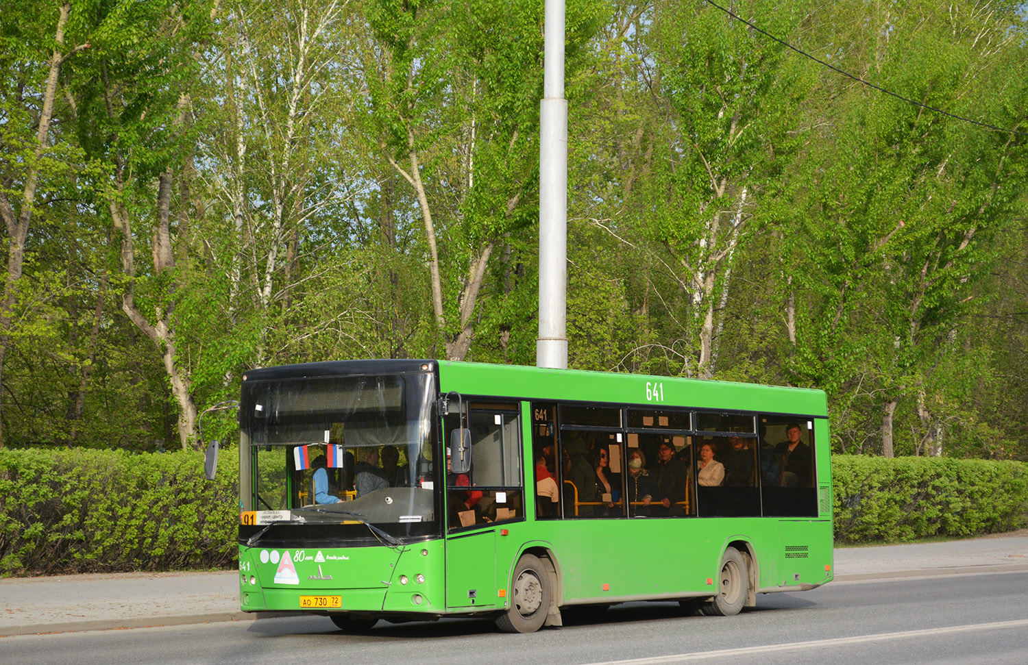 Тюменская область, МАЗ-206.068 № 641