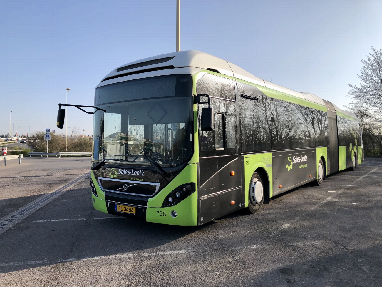 Люксембург, Volvo 7900A Hybrid № 758