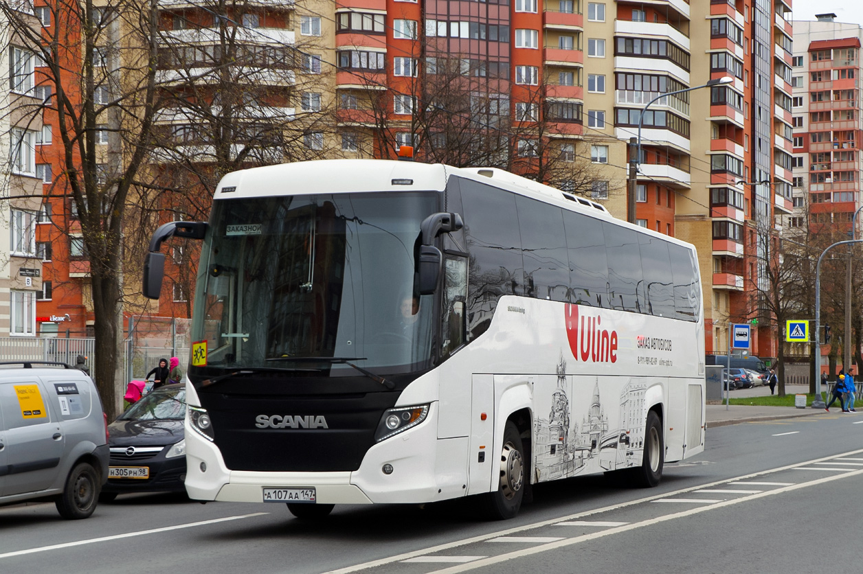 Санкт-Петербург, Scania Touring HD 12.0 № А 107 АА 147