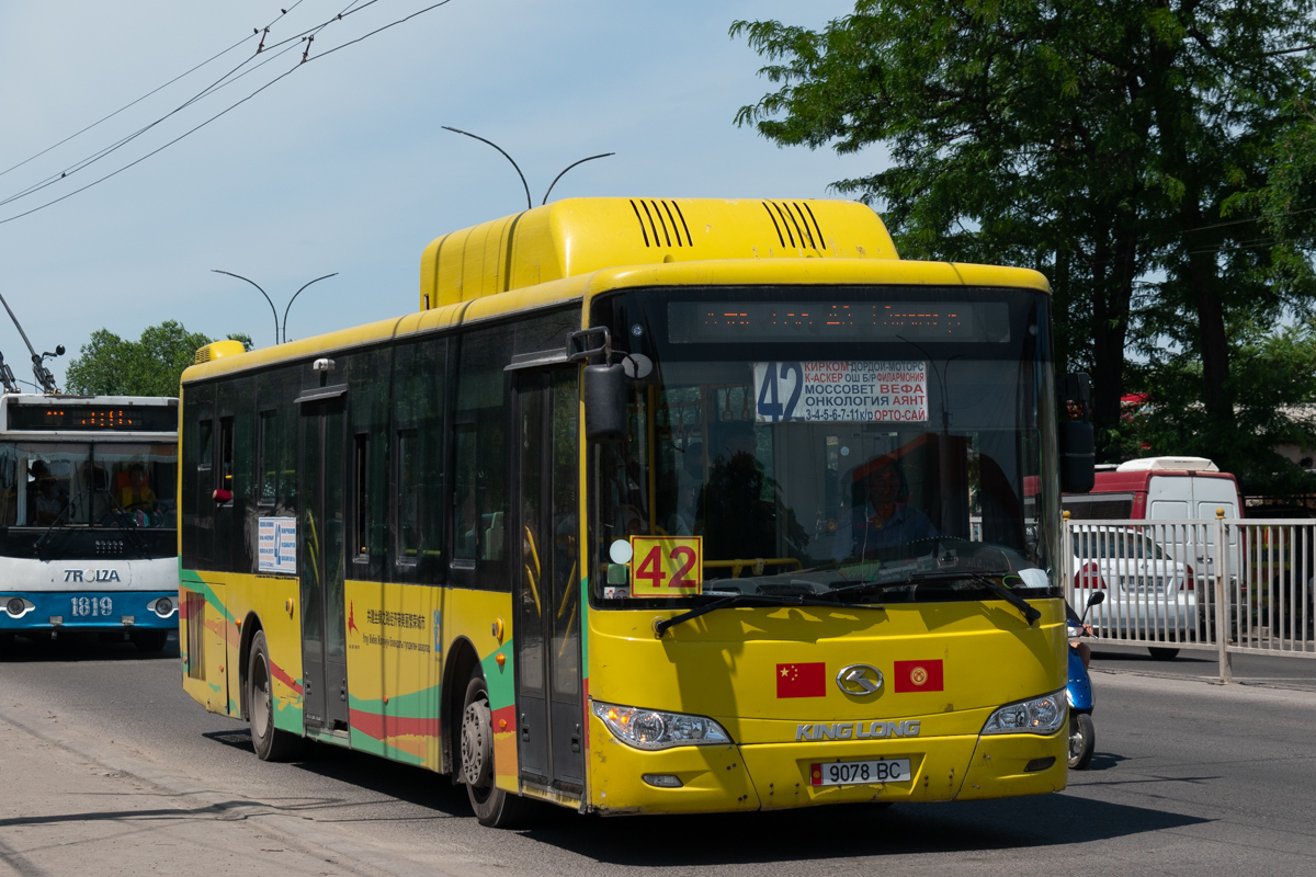 Кыргызстан, King Long XMQ6119G № 9078 BC