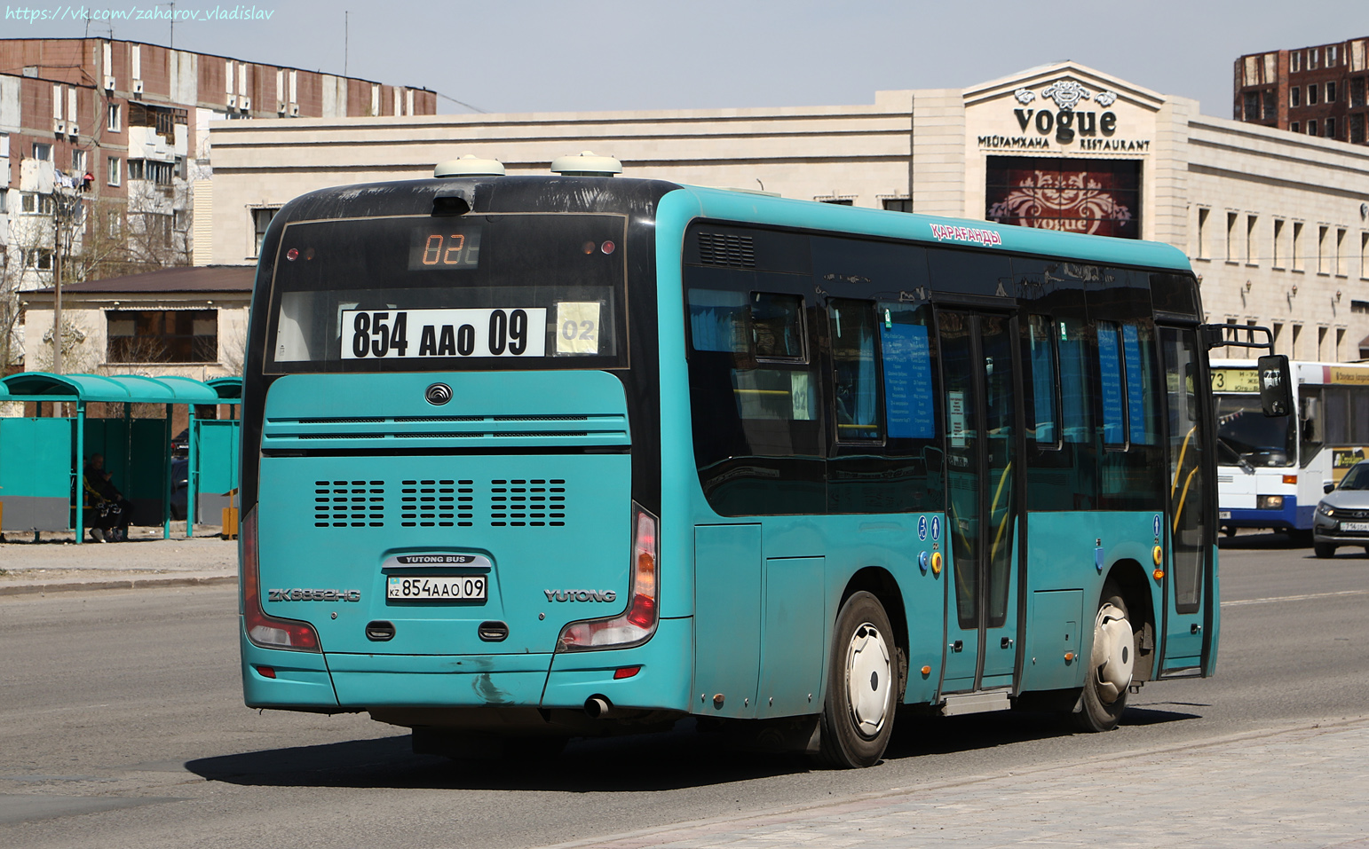 Карагандинская область, Yutong ZK6852HG (СарыаркаАвтоПром) № 854 AAO 09 Карагандинская область, Yutong ZK6852HG (СарыаркаАвтоПром) № 854 AAO 09