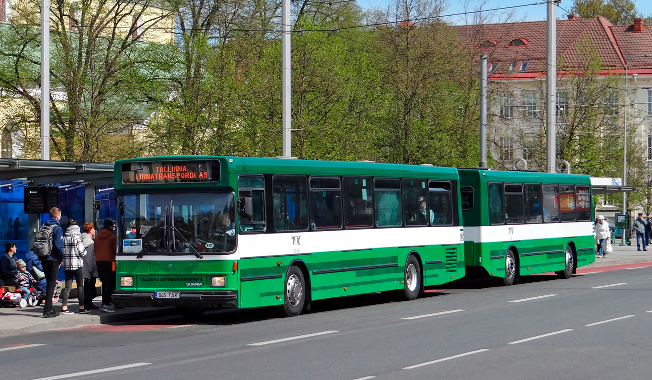 Эстония, Hess City (BaltScan) № 3045; Эстония — 100. aastapäev Tallinna bussiliikluses