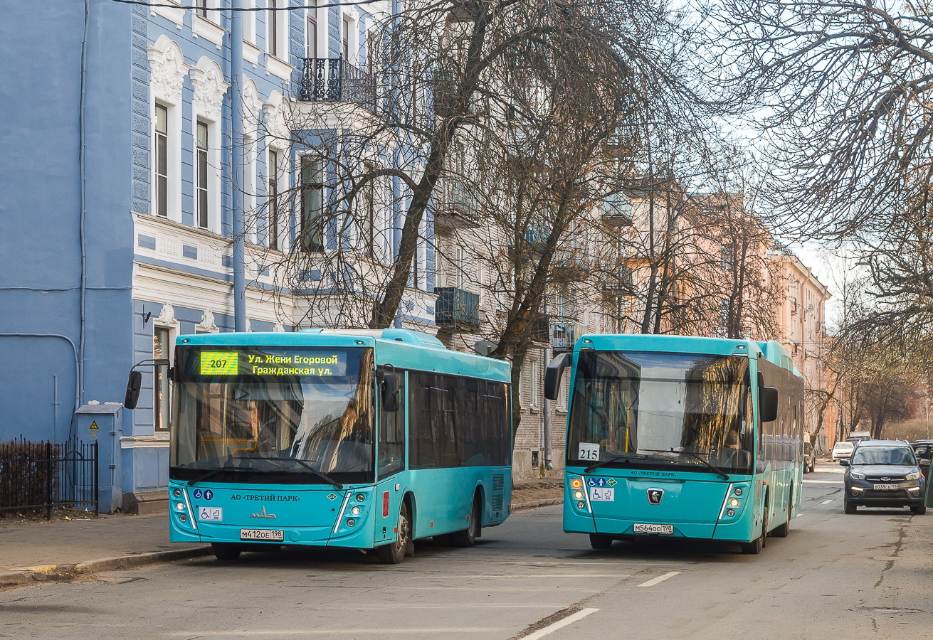 Санкт-Петербург, МАЗ-206.945 № 32403; Санкт-Петербург, НефАЗ-5299-40-57 (CNG) № 36939