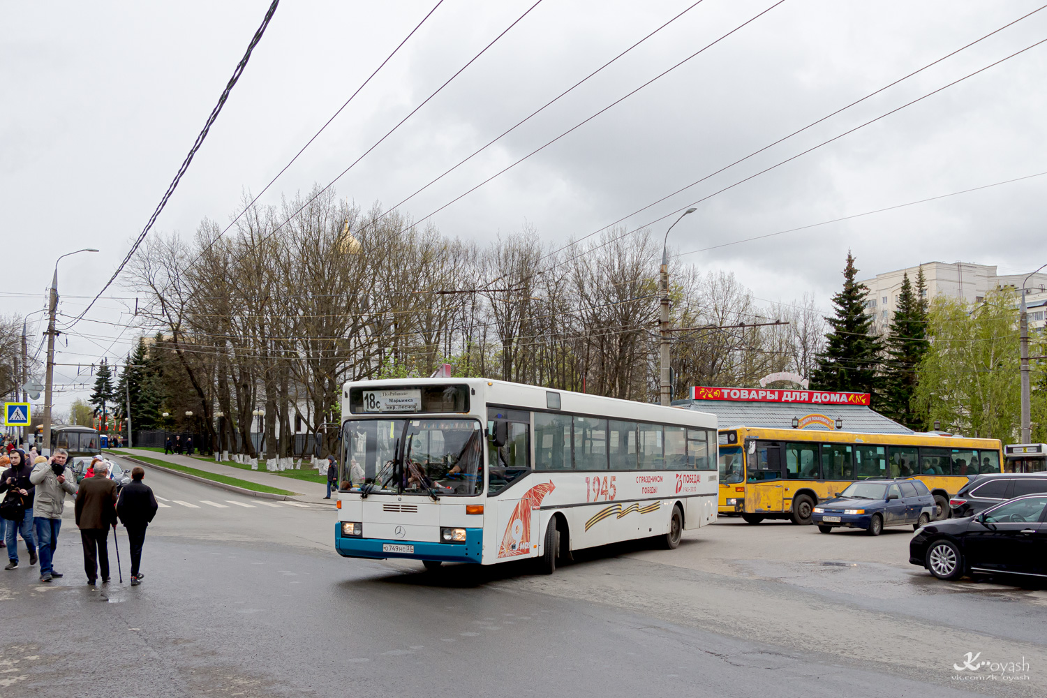 Владимирская область, Mercedes-Benz O405 № О 749 НС 33