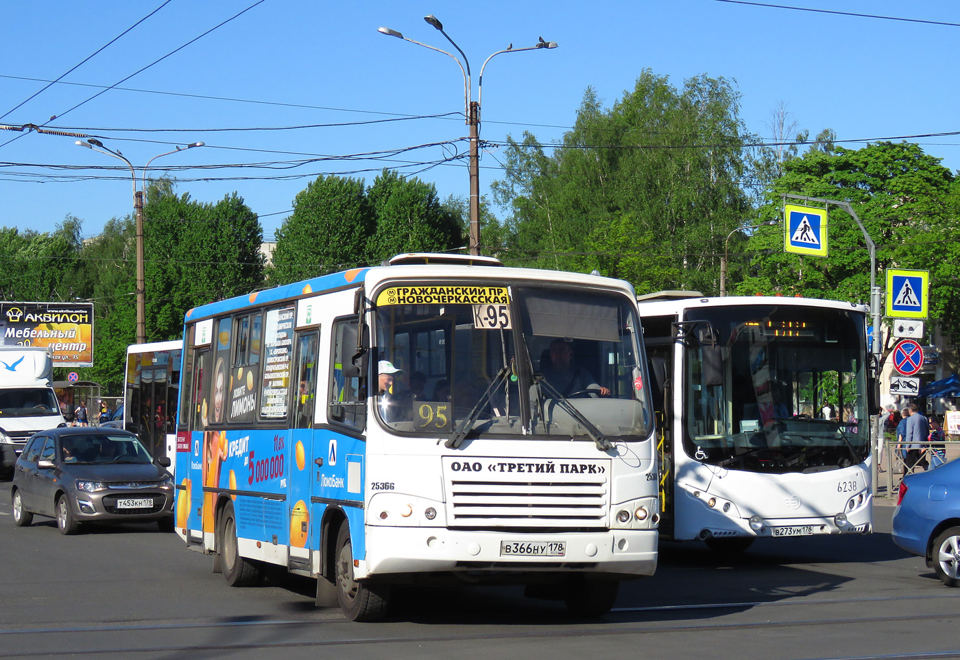 Санкт-Петербург, ПАЗ-320402-05 № В 366 НУ 178