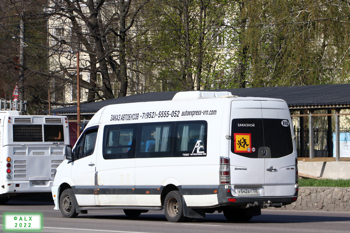 Воронежская область, Луидор-22360C (MB Sprinter) № У 542 ВТ 136
