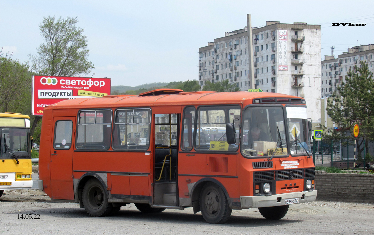 Приморский край, ПАЗ-32053 № Н 699 МО 125