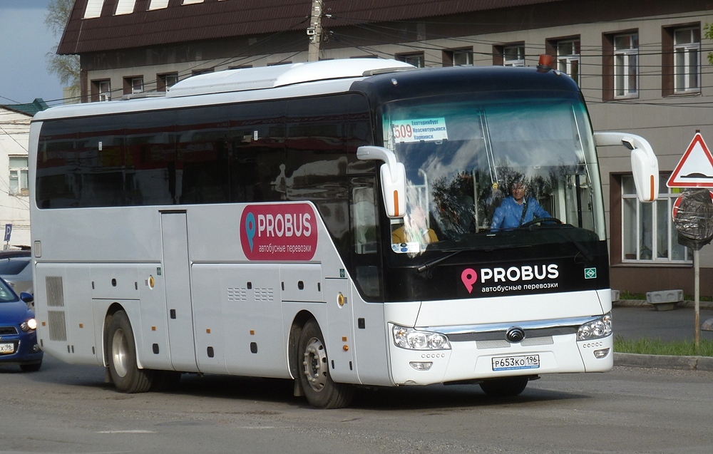 Свердловская область, Yutong ZK6122H9 № Р 653 КО 196
