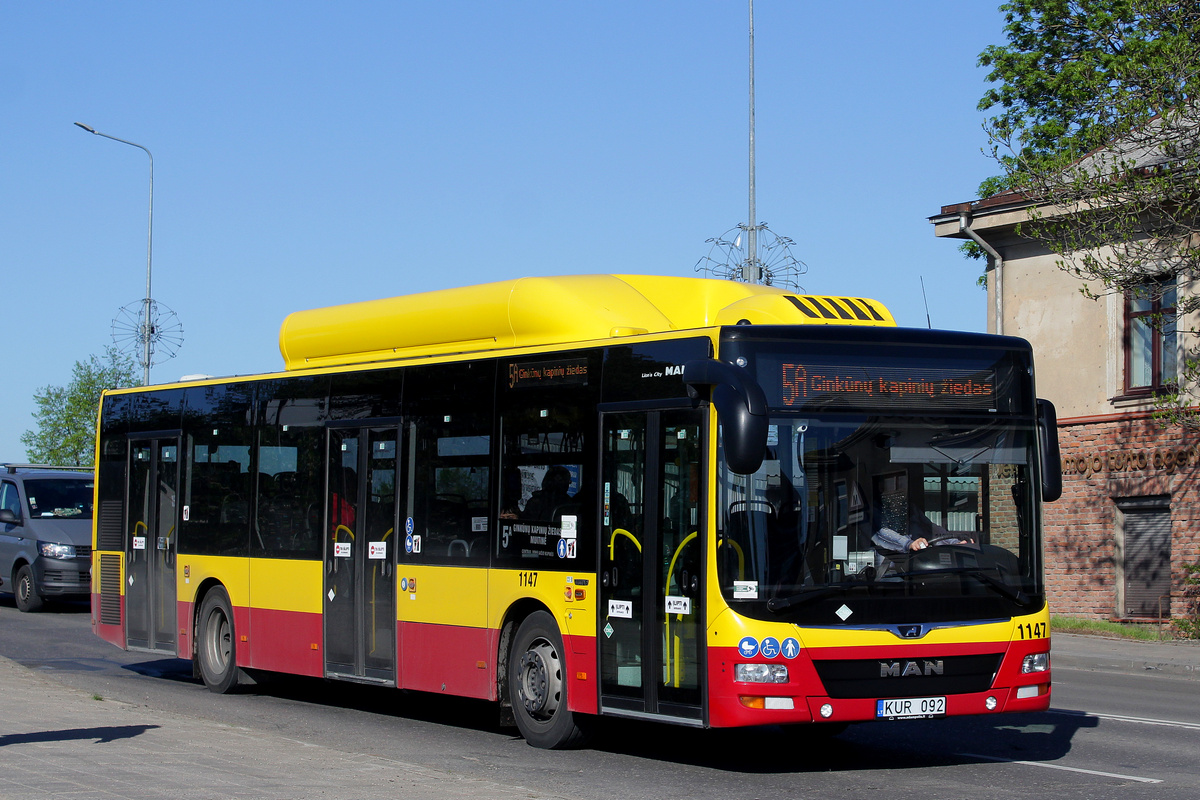 Литва, MAN A21 Lion's City NL273 CNG № 1147