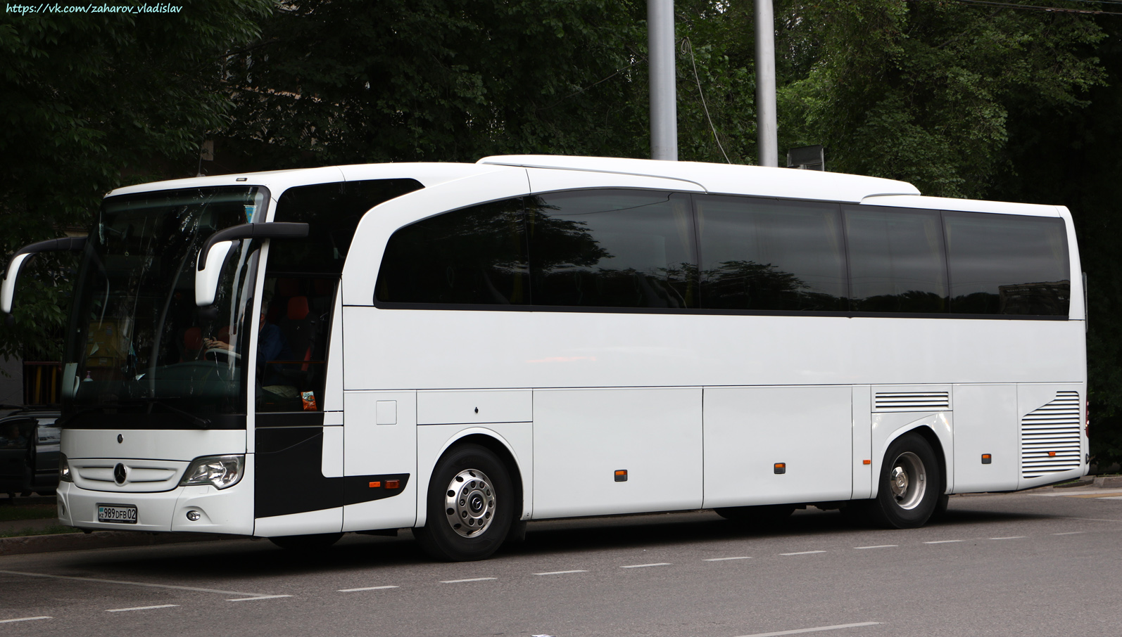Алматы, Mercedes-Benz Travego II 15RHD facelift № 989 DFB 02