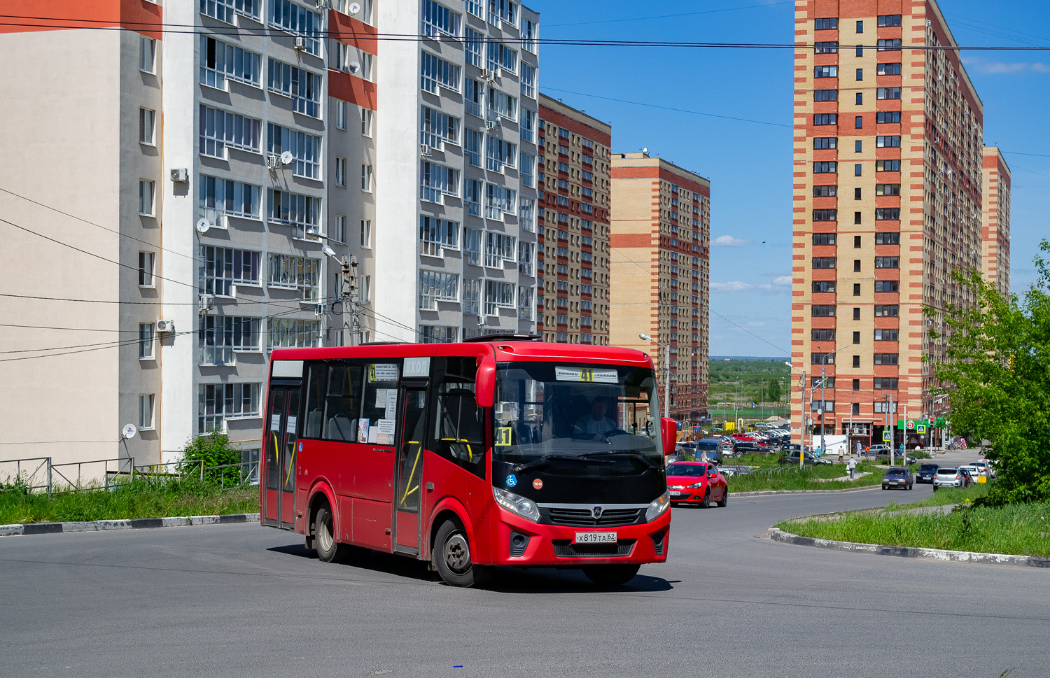 Рязанская область, ПАЗ-320435-04 "Vector Next" № 100