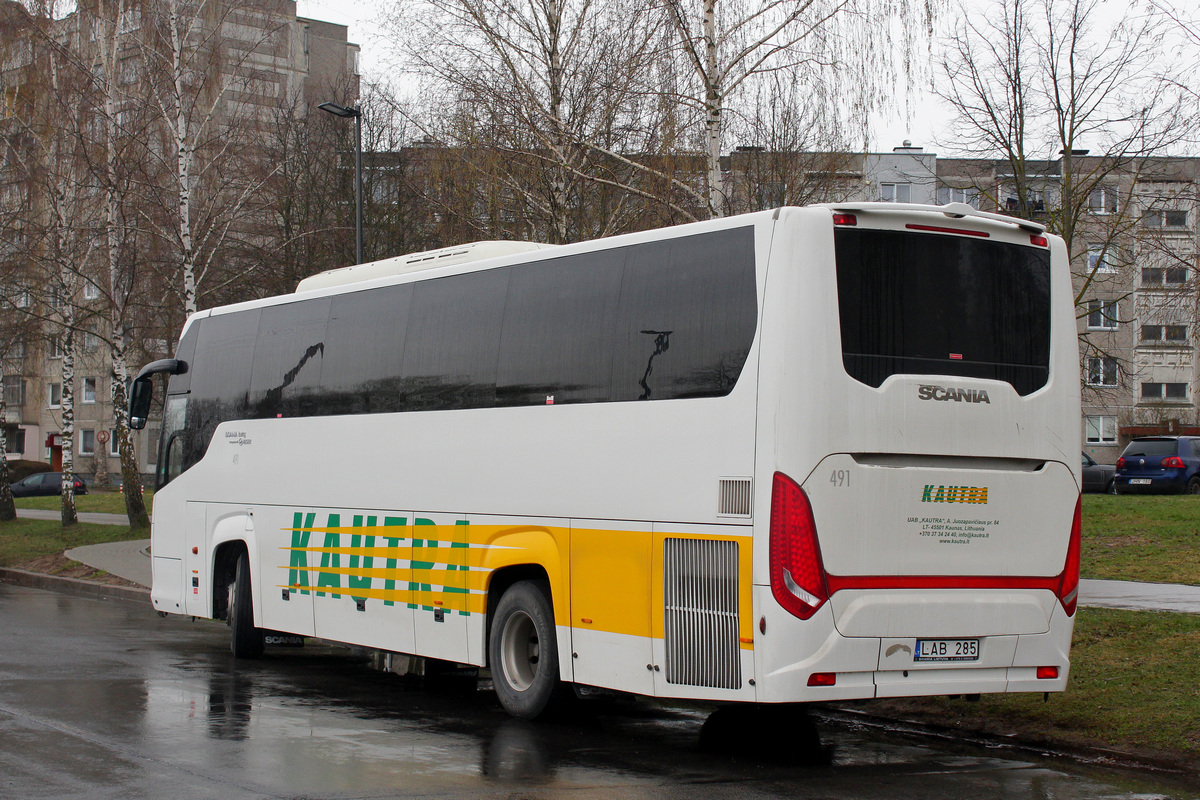 Литва, Scania Touring HD 12.0 № 491 Литва, Scania Touring HD 12.0 № 491