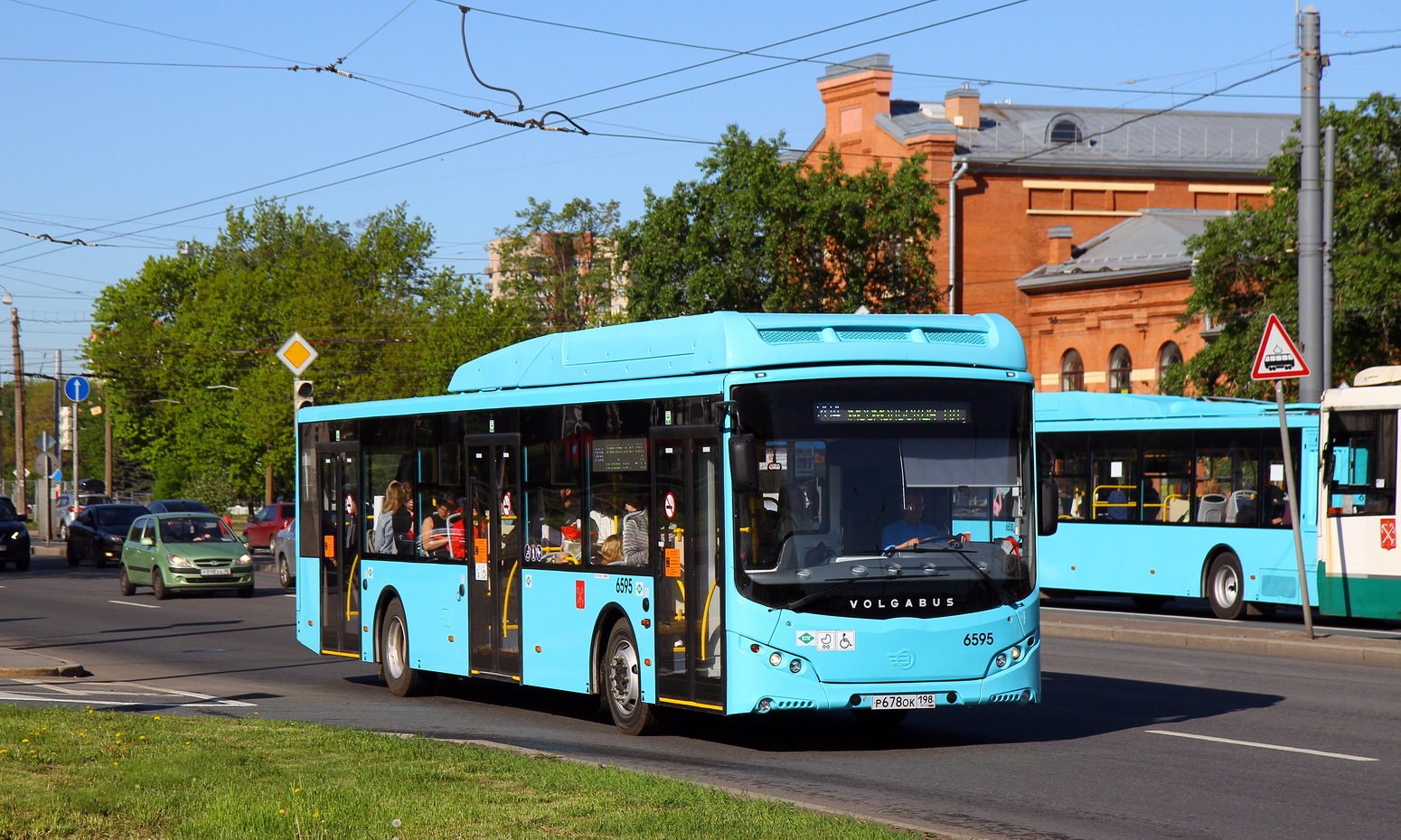 Санкт-Петербург, Volgabus-5270.G4 (CNG) № 6595 Санкт-Петербург, Volgabus-5270.G4 (CNG) № 6595