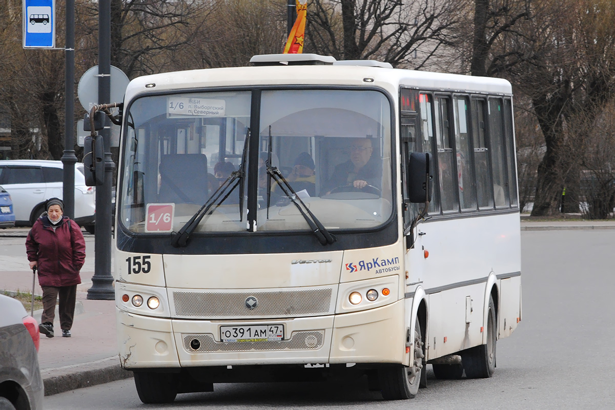 Ленинградская область, ПАЗ-320412-05 "Вектор" № 155