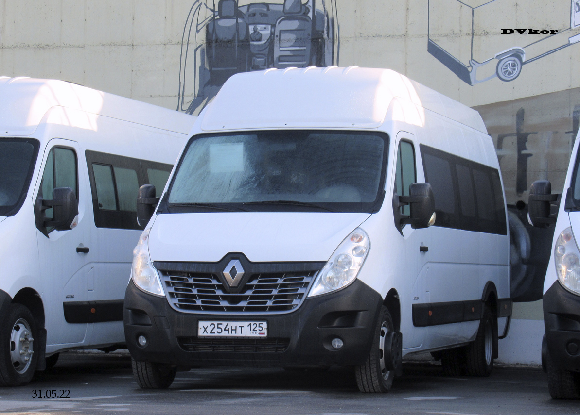 Приморский край, Renault Master (NIAF04, НиАЗ) № Х 254 НТ 125 Приморский край, Renault Master (NIAF04, НиАЗ) № Х 254 НТ 125