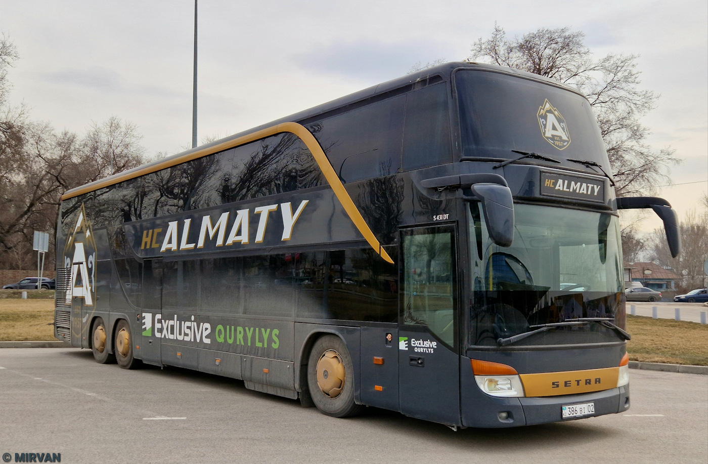 Алматы, Setra S431DT № 386 BI 02