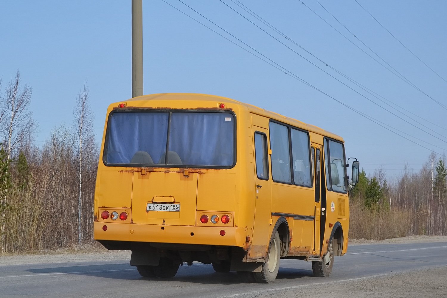 Ханты-Мансийский АО, ПАЗ-32053-110-67 № К 513 ВК 186 Ханты-Мансийский АО, ПАЗ-32053-110-67 № К 513 ВК 186
