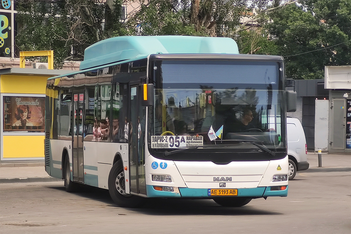 Днепропетровская область, MAN A21 Lion's City NL243 CNG № AE 3193 AB