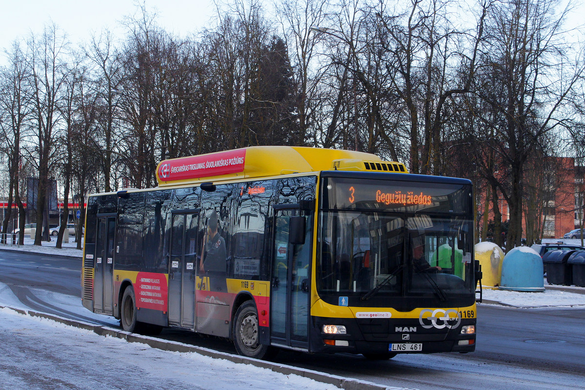 Литва, MAN A21 Lion's City NL243 CNG № 1169