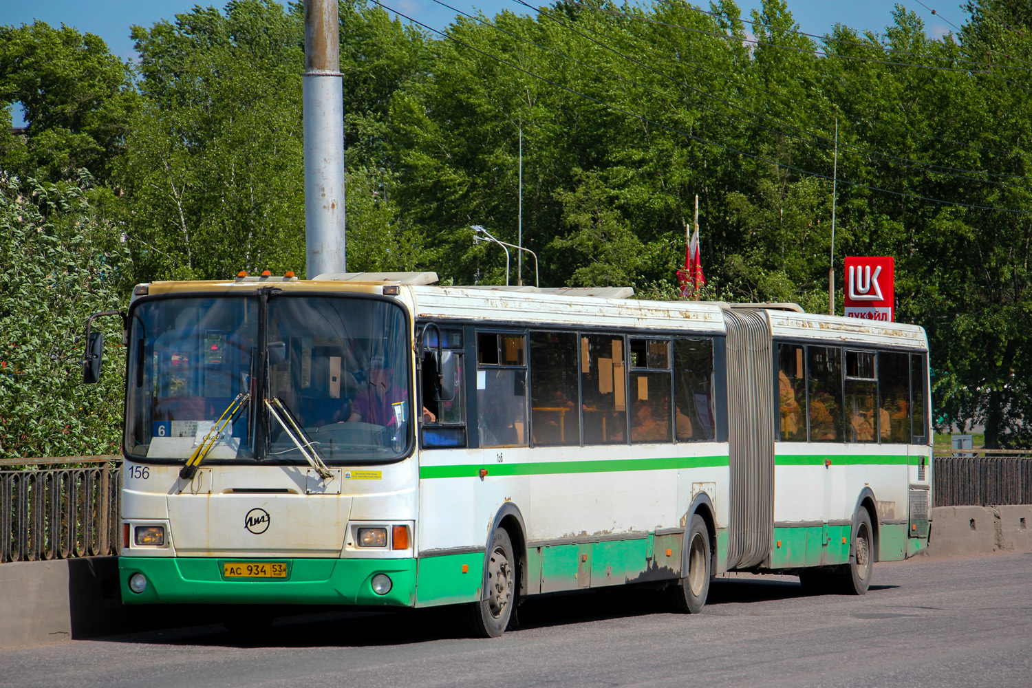 Новгородская область, ЛиАЗ-6212.00 № 156